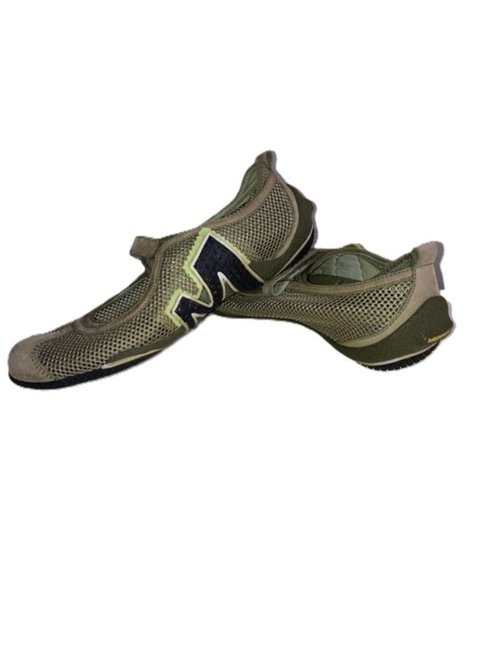 Merrell Olive Green Mesh Slip-On Flats Womens Size 7